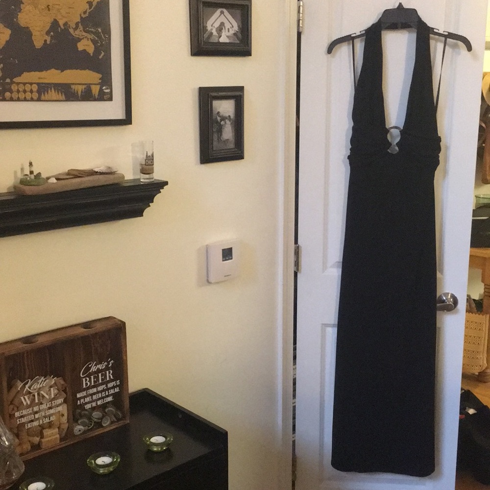 Black Jersey Gown